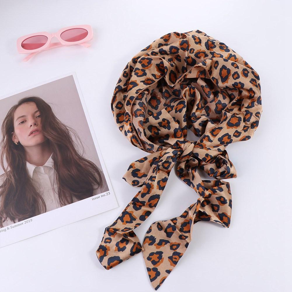 Flower Solid Color Thin Scarves Summer Scarf Hat Korean Style Scarves Sunscreen Scarf Female Wraps