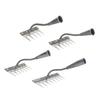 Garden Rake Heavy Duty Weeding Tool Cultivating Digging Tilling for Soil Planting Suitable