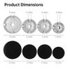 Set Oven Gas Hob Burner Flat Fire Cover Crown Flame Cap Gas Burner Flame Cap Fits Most Gas Stove Burners Accessories Stove