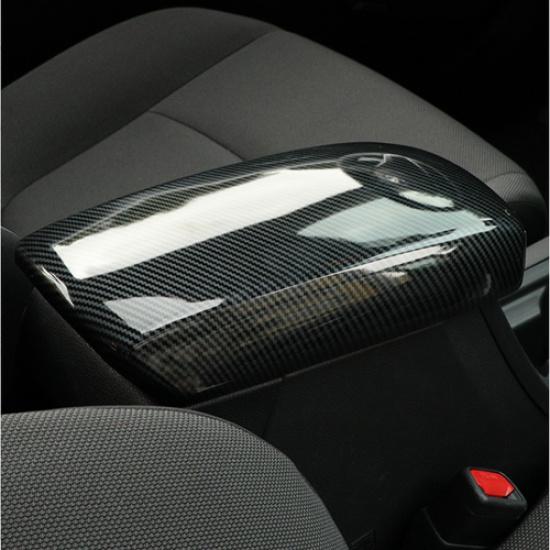 Carbon fiber Central Storage Box Decor Cover 1pc For Toyota Corolla -2025