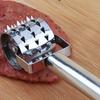 Edelstahl Steak Fleischklopfer Hammer Lockeres Fleisch Nadelstanzen Täglicher Sehnenbrecher Fleischeinführnadelroller