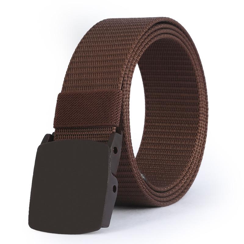 Military Fan Accessories Canvas Tactical Pants Belt Outdoor Unisex Casual Belt Nylon Woven