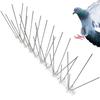 Bird Spikes Stainless Steel 25cm/50cm with PC Base, Anti Cat Climb Pigeon Repellent Spikes for Roof Balcony