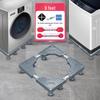 Adjustable Moisture-Proof Washing Machine Stand with Drum Impeller