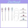 Shining Girl Princess Belle Dress Up Party Accessory 2pcs Set With Wand Tiara