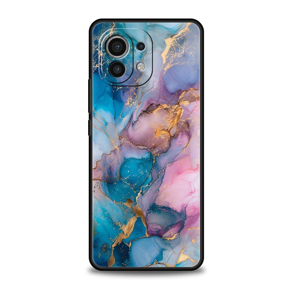 Phone Case For Xiaomi Mi 15 14 14T 13T 12T Pro 12 13 11 Lite 5G 11T X6 X5 Pro Soft TPU Cover Fashion Marble Pattern