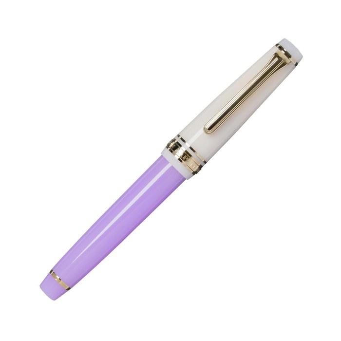 Sailor Fountain Pen World Time Slim Fountain Pen Cha no Yu Rengeki 14K Medium Size Medium Nib 11-2054-450 Purple