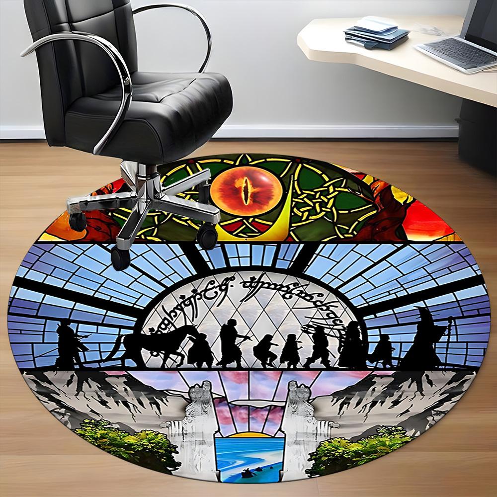 1 stuks Stranger Things Stoelkussen voor Kantoor, Antislip, Zacht en Duurzaam Kantoortapijt voor Interieurdecoratie