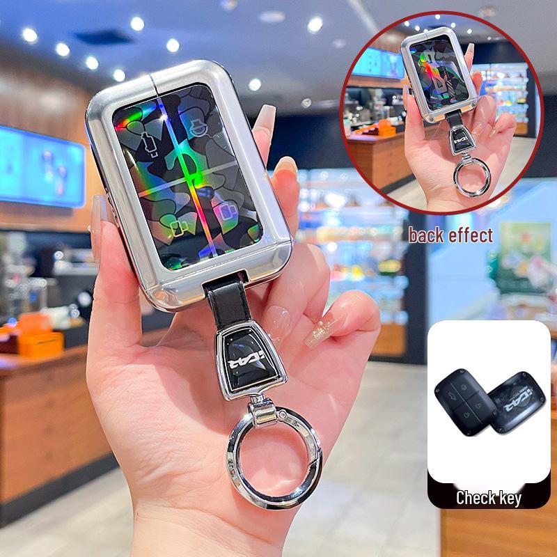 2025 Chery iCAR V23 Smart Bluetooth Key Case with Full Metal Shell and Buckle