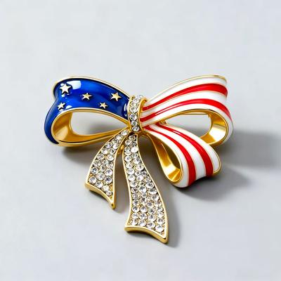 Dripping Oil Machi Bow High-end Brooch