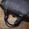 NZPJ Vintage Leather Men Travel Bag Natural Cowhide Handbag Casual Shoulder Messenger Computer  Bag Large Capacity Luggage Bag