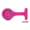 Luminous Silicone Nurse Pendant Watch with Color Dial for Hospital Use