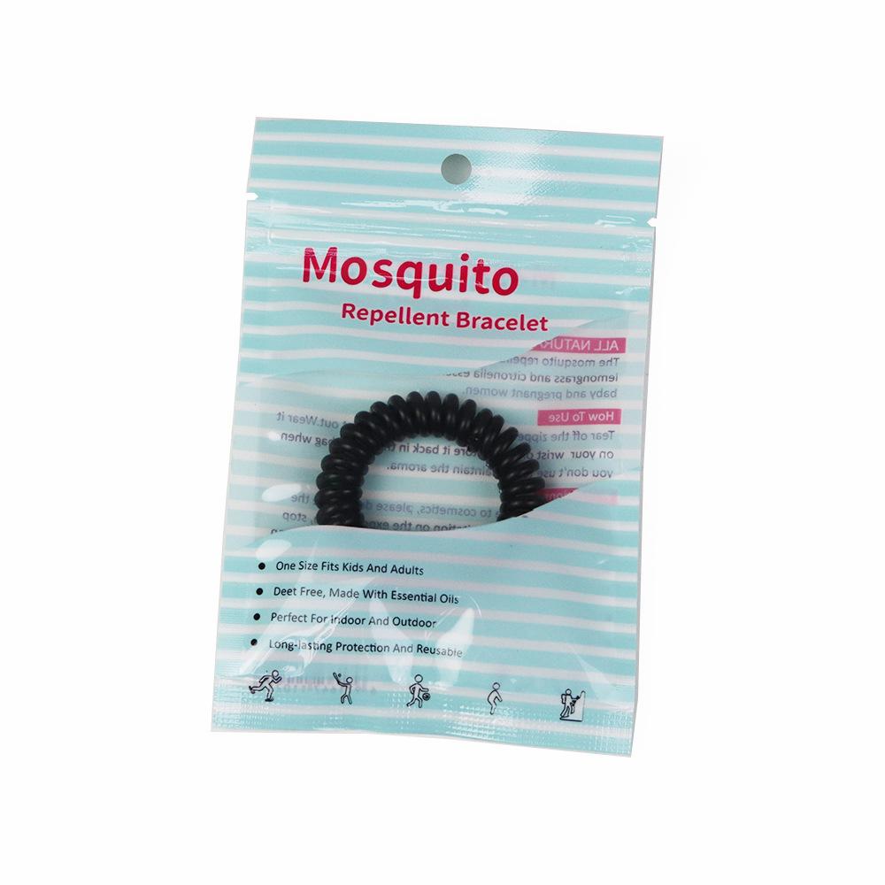 

1 PC Mosquito Repellent Bracelets Natural Mosquito Repellent DEET-Free Waterproof Mosquito Bracelet for Adults Kids чорний