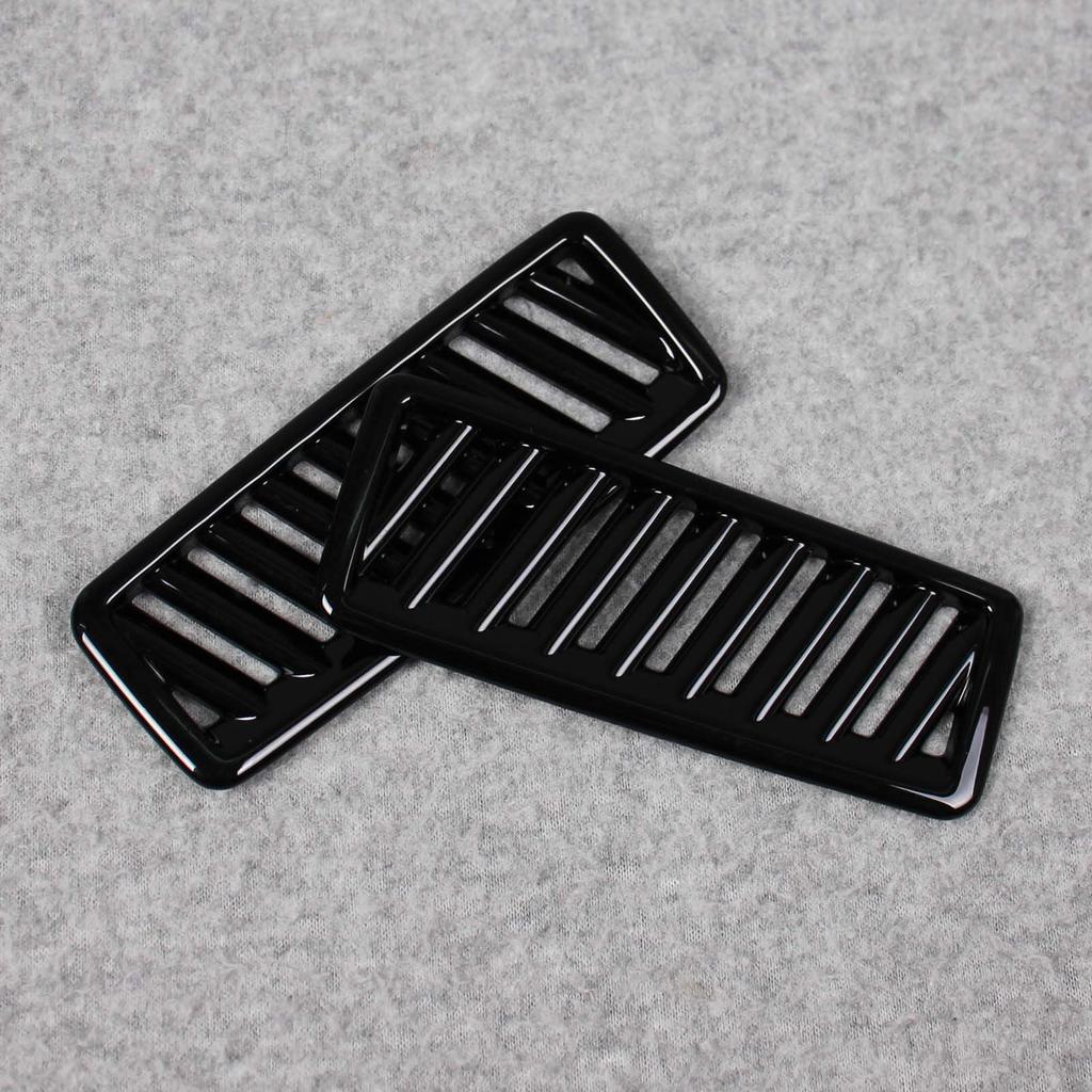 Ruiq Toyota Harrier 80 Series Interior Front Upper Air Conditioner Ring Garnish Vent Panel for Toyota Harrier (Piano Black)