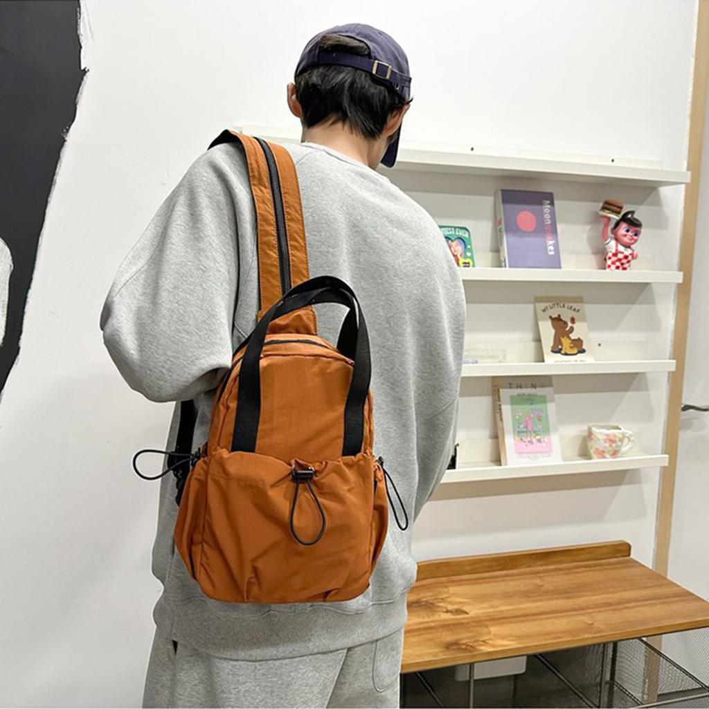 Slings Bag for Women Men Casual Daypack Nylon Crossbody Slings Backpack Travel Shoulder Bag Hiking Chest Daypack Handbag