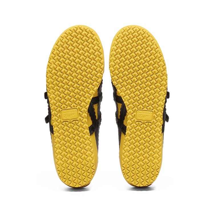 ONITSUKA TIGER Mexico 66 Tgrs Comfortable Flat Mary Jane Shoes Women Shoes Yellow Black 1182A678-750