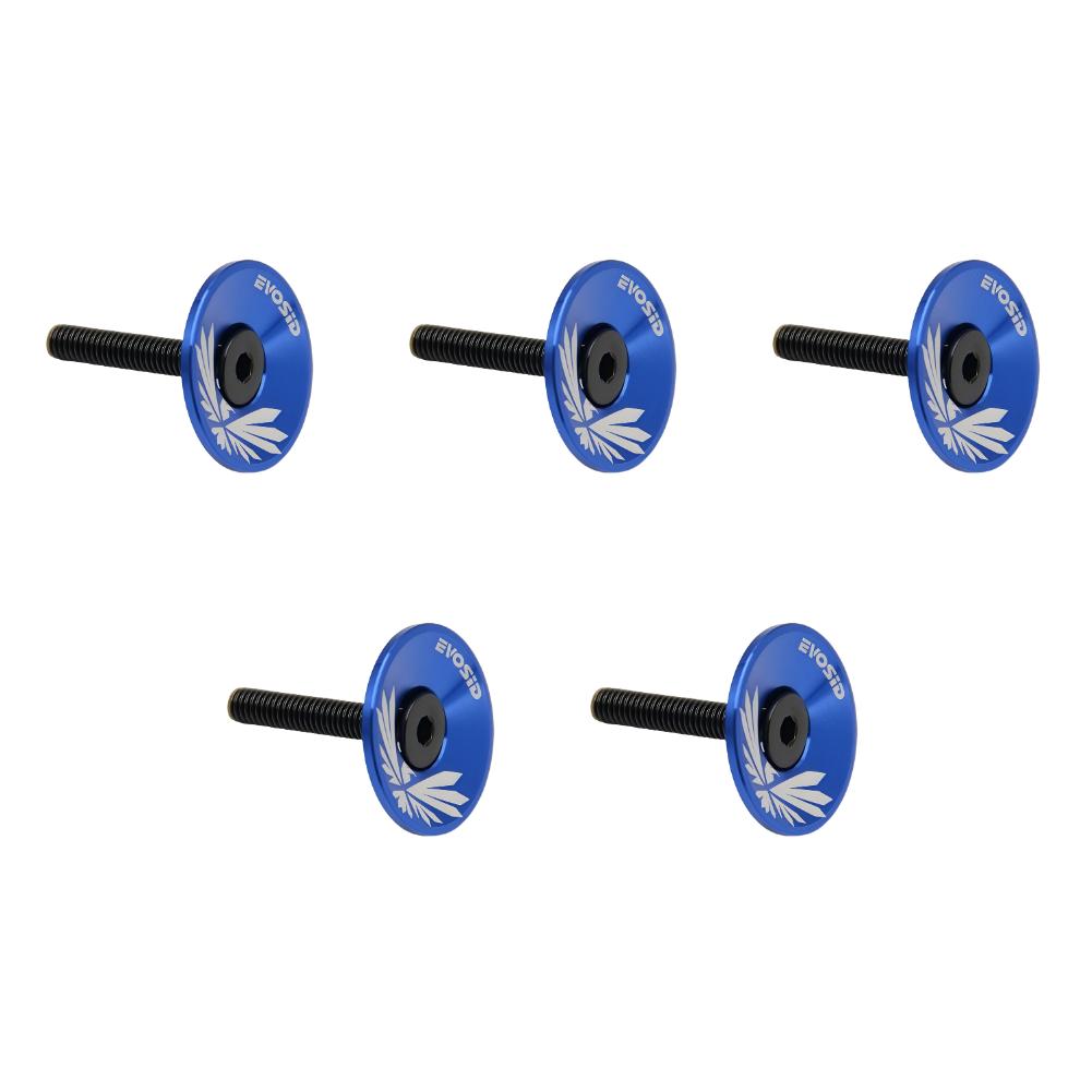 

5Pcs Bicycle Headset Cap MTB Road Bike Stem Headset Top Cap Cover Bike Headset Cover for Fork Head Tube Cycling Accessories