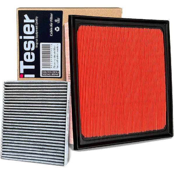 (NOT HYBRID) ITESIER Cabin Engine Air Filter For RAV4 (-2025), Camry (2018-2024), Highlander (-2025), Grand Highlander (2024-2025)
