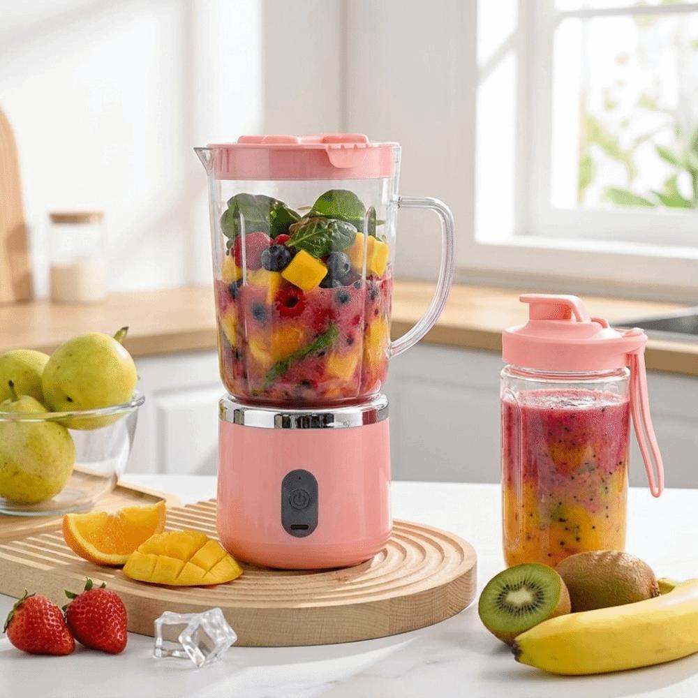 Double Cup Electric Juicer 700Ml Capacity Mini Juicer Must Have USB Juicer Travel Use