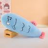 Internet celebrity fish throw pillow fish handsome doll plush toy sand sculpture bed sleeping doll children holiday gift