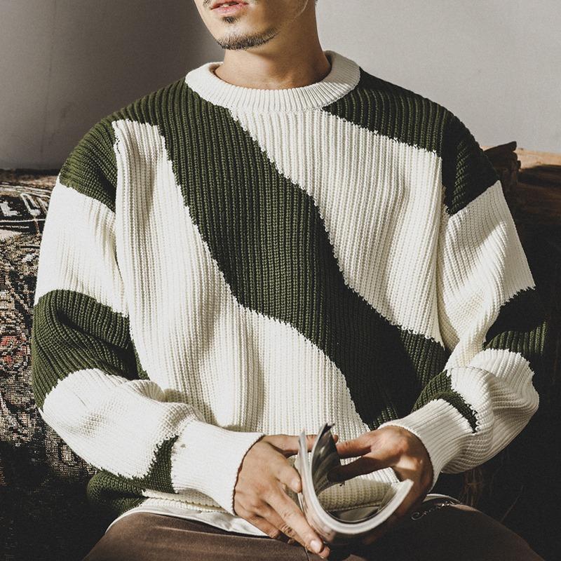 

Американский мужской жаккардовый свитер большого размера, мягкий свитер из высококачественной ткани, дизайн с круглым вырезом, свободный, повседневный, спортивный, трикотажный свитер с длинным рукавом 8XL