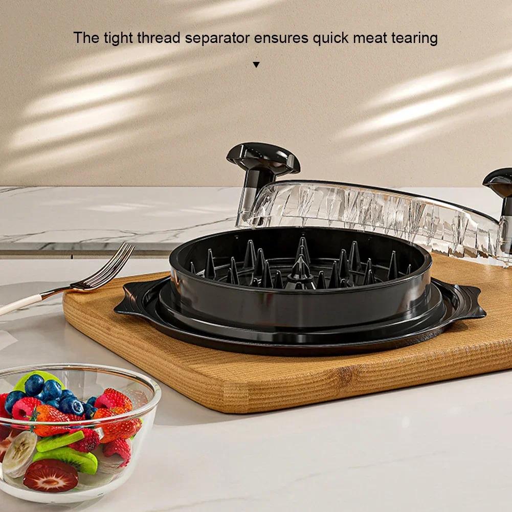 Chicken Shredder Tool Meat Breast Shredding Separation Mincing Grinder Machine With Lid For Shredding Chicken Pork Beef