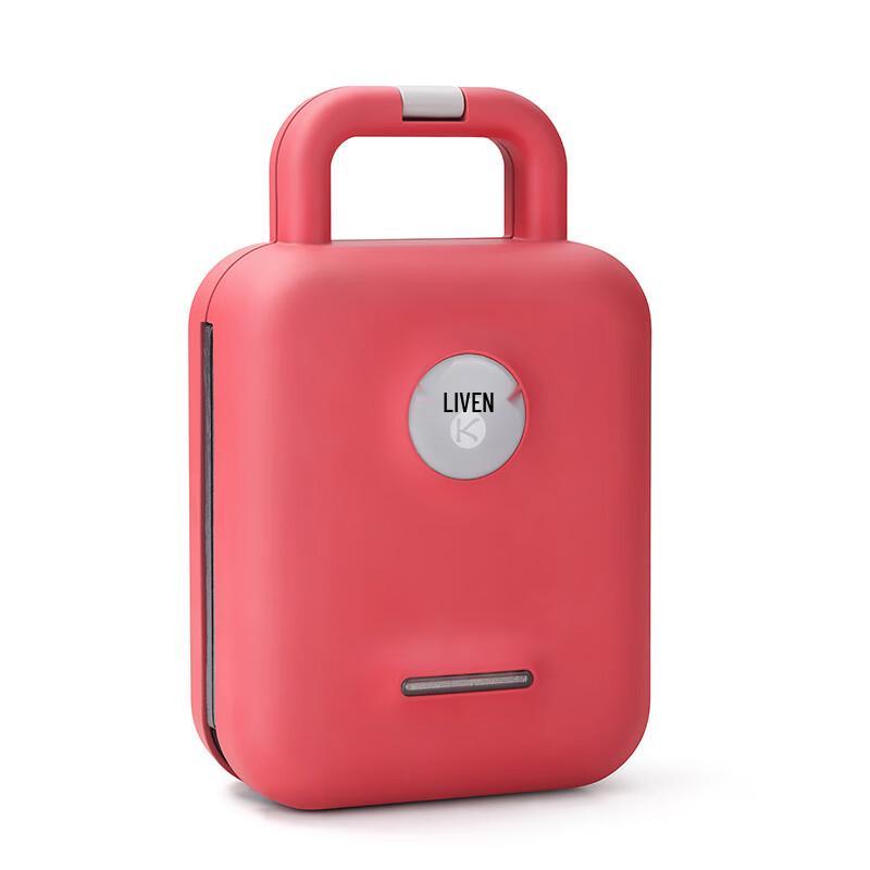 Liven Mini Sandwich Maker with Waffle Plates CN plug (adapter included)