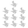 Acrylic Crystal Display Stand 10pcs/set Transparent Home Birthday Party Decor