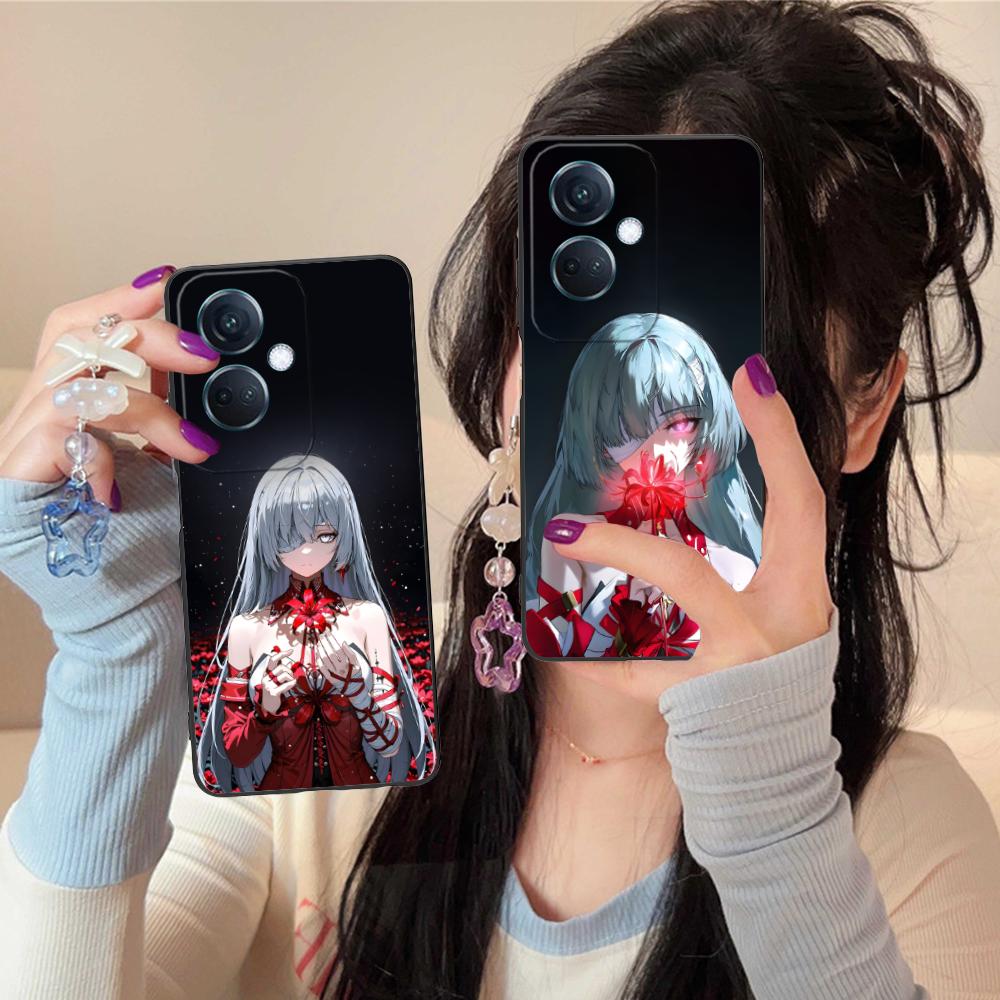 Wuthering Waves Phrolova Etui na Telefon dla OPPO Reno 14 13 12 11 10 9 8 7 6 5 F T Pro 5G Kolorowe Drukowane Pokrowce na Telefon Komórkowy Luksusowe