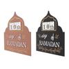 Eid Ramadan Mubarak Advent Calendar 2014  Wooden Ramadan Countdown Calendar Decoration for Home R