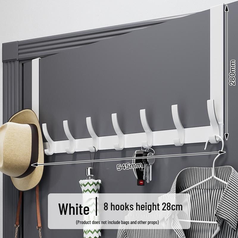 Over-the-Door No-Drill Coat Rack & Clothes Hook