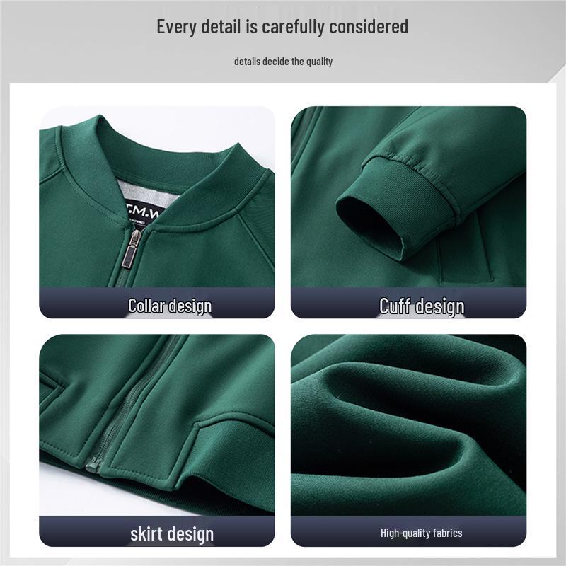 Custom High-End Windbreaker Workwear & Baseball Jacket - Ideal for Autumn/Winter Teams