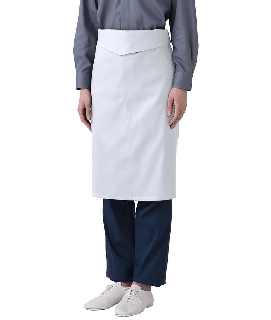 Seven Uniform QT7374-0 Waist Apron, White, Free Size