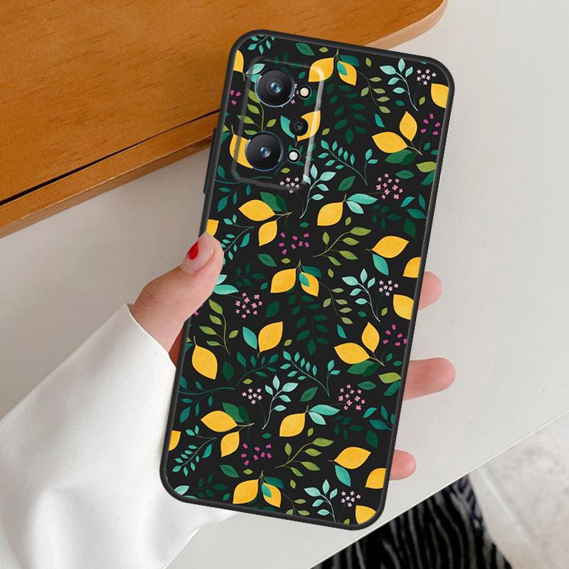 Summer Fruit Lemon For Realme GT7 GT6 15 Pro 10 11 12 13 14 Pro Plus C65 C63 C61 C55 C51 C53 C35 C75 C67 Case