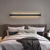 Applique murale LED - NETTLIFE - 100 cm - Noir - 31 W - Blanc chaud
