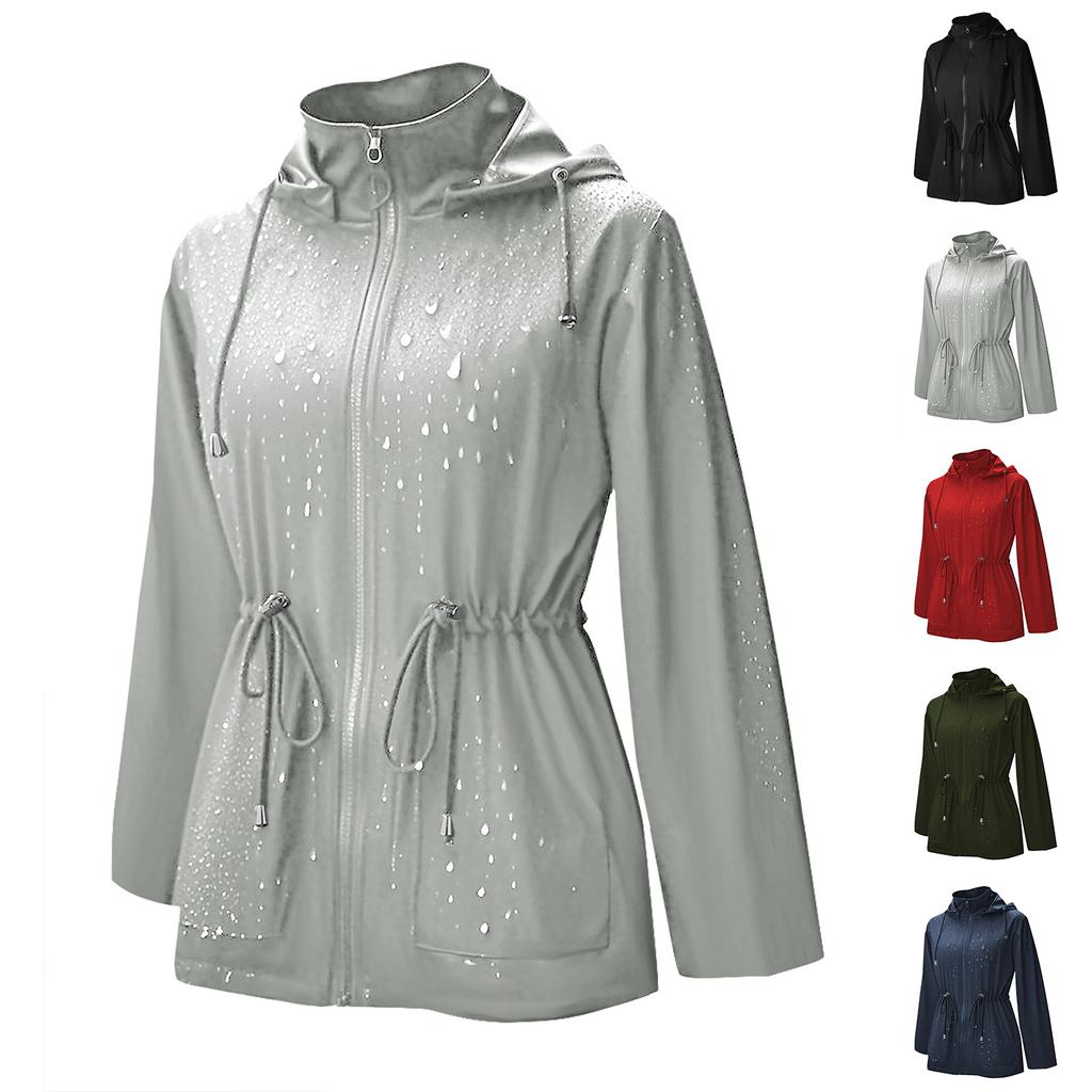Women's Outdoor Mountaineering Waterproof Hooded Jacket