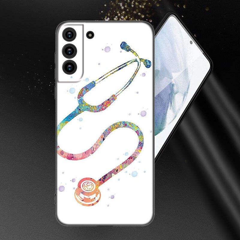 

Чохол для телефону Nurse Medical Medicine Health Heart для Samsung Galaxy S20 S21 FE S22 Ultra S10 Lite S10E S9 S8 Plus S7 Edge Cover Samsung S22