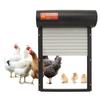 Automatic Chicken Coop Door Opener with Timer Grey Easy Control Display Iron Auto Chicken Door  for Chick  