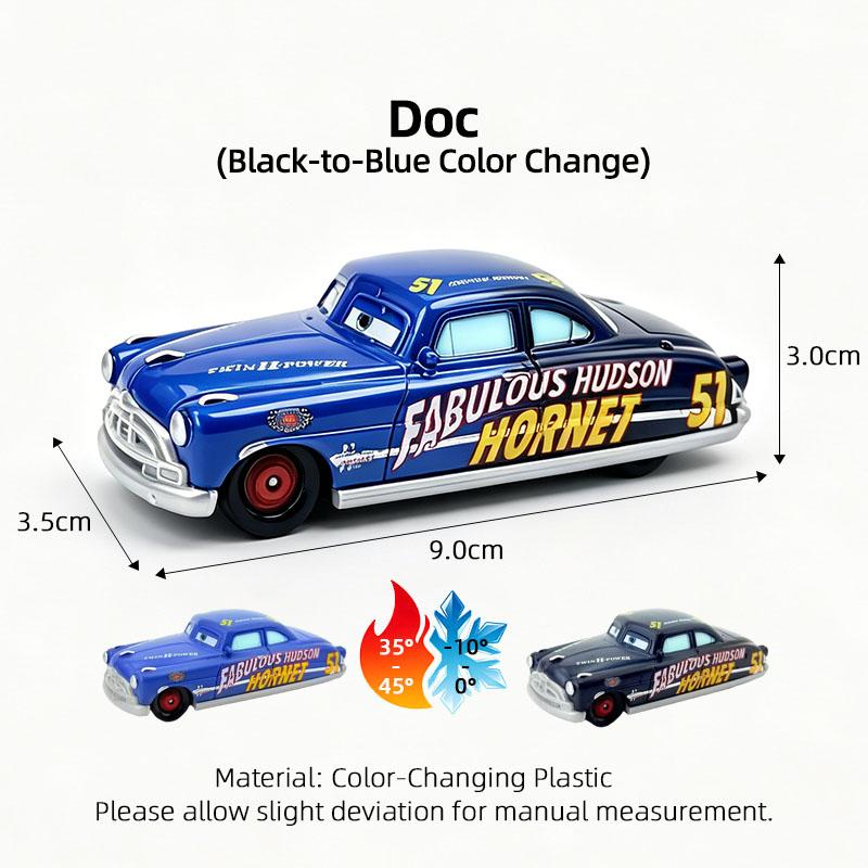 Cars Lightning McQueen Mater Sally Doc Hudson Chick Hicks Ramone Fillmore Diecast Alloy Toy Car Model For Kids Collection Gift
