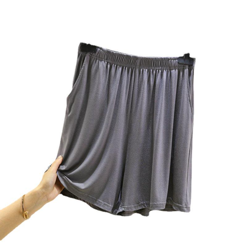 2023 Summer Loose Modal Pajama Shorts with Pockets - Lightweight, Anti-Exposure, Large Size.
