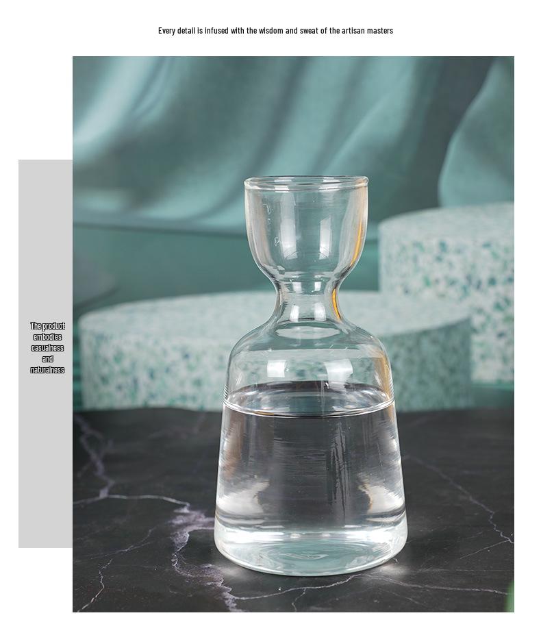 Transparent High Borosilicate Glass Hydroponic Avocado Seed Growing Vase
