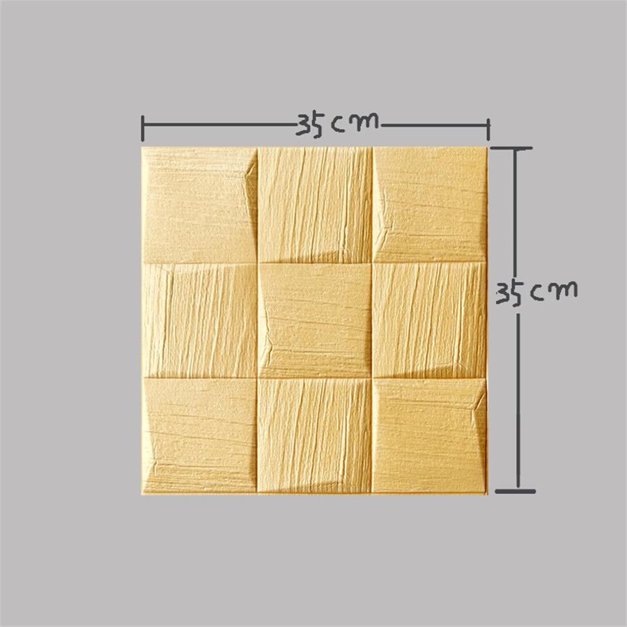 

5-10 шт. самоклеящихся водонепроницаемых обоев из пенопласта с 3D-эффектом, наклеенных неплотно для создания противоударной стены в спальне 5pcs-35X35cmx7mm