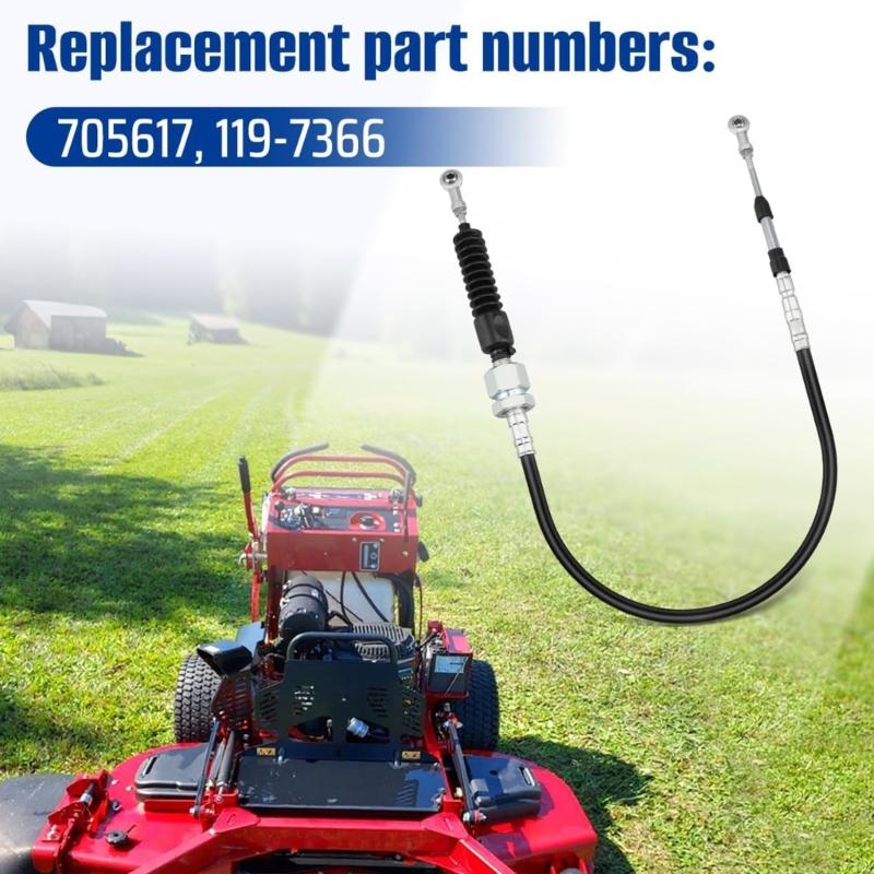 Durable Lawn Mower Steering Control Cable for Grandstand Series 48 52 60 Premium Wear Resistant Material 705617 1197366