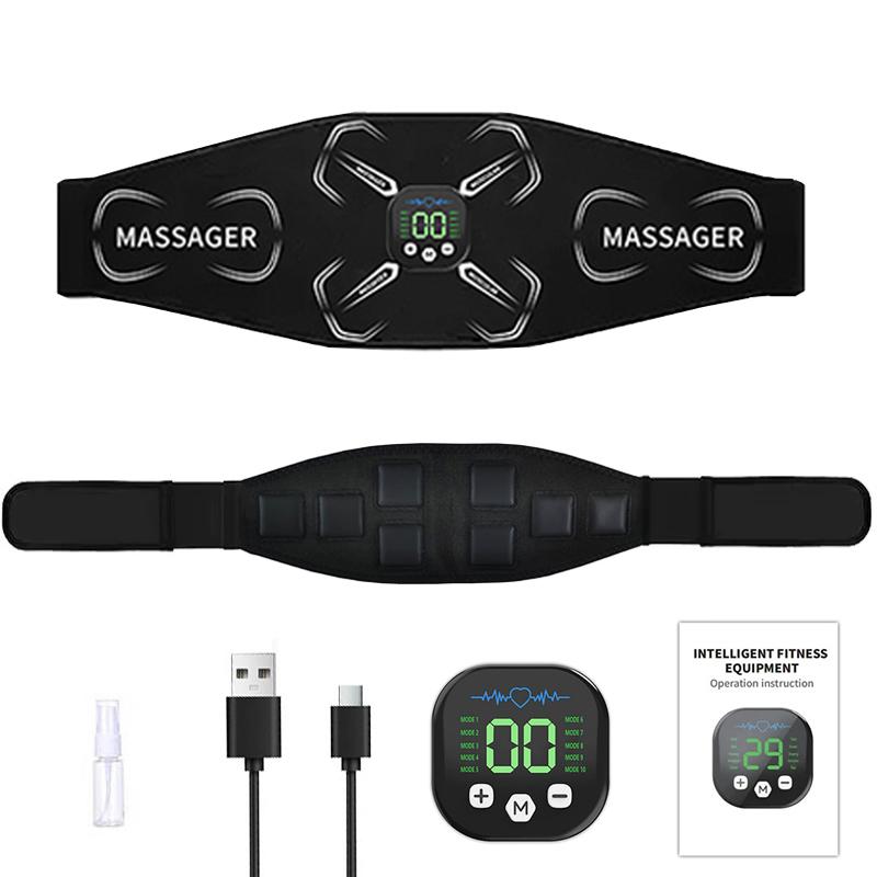 Bauchmassager Taille Muskelstraffer Bauchstraffungsgürtel Bauchmuskeltrainer Heimfitness Massagematten
