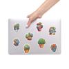 100 Waterproof Succulent Graffiti Stickers for Suitcases, Computers, and Guitars