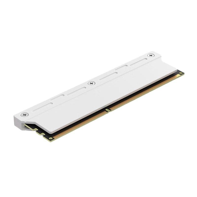 

Легкий металлический радиатор для DDR5 DDR4 DDR3 Рассеивание тепла Пыленепроницаемый Защитный Термопрокладка Игровой ПК белый