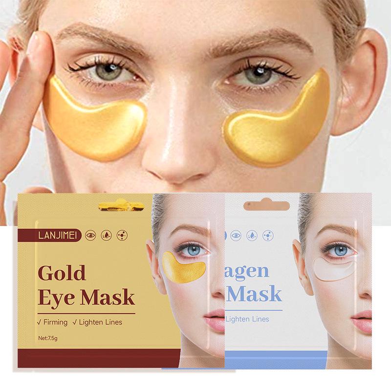 24K Gold Collagen Hydrogel Eye Patches - Moisturizing & Tightening