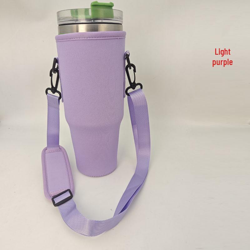 Neue 40oz Ice Buster Becherhülle mit verstellbarem Schultergurt, Tauchmaterial, Keine Seitentasche - Tragbarer Auto-Becherhalter
