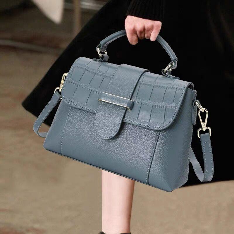 

Новая сумка, портативная, через плечо, женская сумка двойного назначения, натуральная кожа, высококачественный чехол для головы, сумка для матери из коровьей кожи, атмосферная