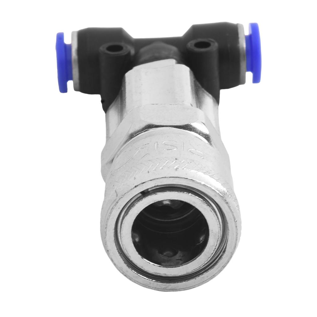 1PC Three-way Straight Through Joint Pneumatic Tank Connector Pneumatic Fitting For Trucks And Trailers Pneumatic Fitting Tools